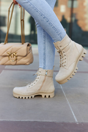 Zomšiniai aulinukai  pilkos spalvos Layden