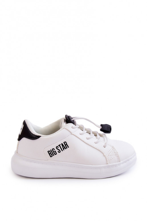 Vaikiški sportbačiai Big Star JJ374069 Baltos-juodos spalvos Vaikiški sportbačiai Big Star JJ374069 Baltos-juodos spalvos