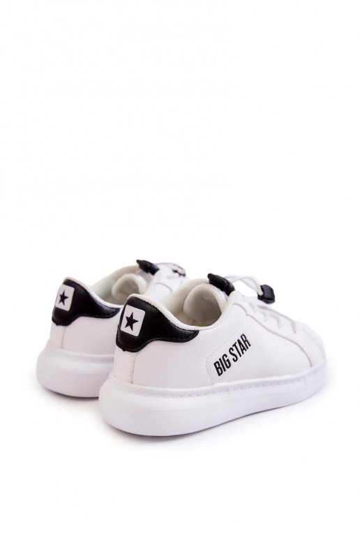 Vaikiški sportbačiai Big Star JJ374069 Baltos-juodos spalvos Vaikiški sportbačiai Big Star JJ374069 Baltos-juodos spalvos