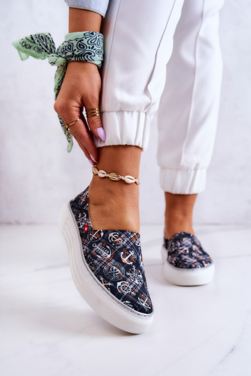  Sportbačiai Slip On Memory Foam Big Star JJ276012 juodos spalvos 2