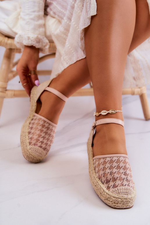 Espadrilės su sagtelėmis Nude Charlene Espadrilės su sagtelėmis Nude Charlene