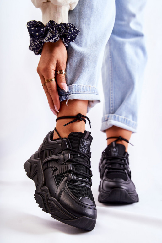 Dámská Sportovní Obuv Sneakersy Černá Daren Dámská Sportovní Obuv Sneakersy Černá Daren