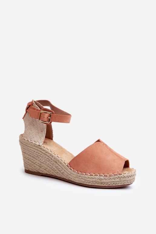 Platforminės basutės Šviesaus rausvo atspalvio Dellia