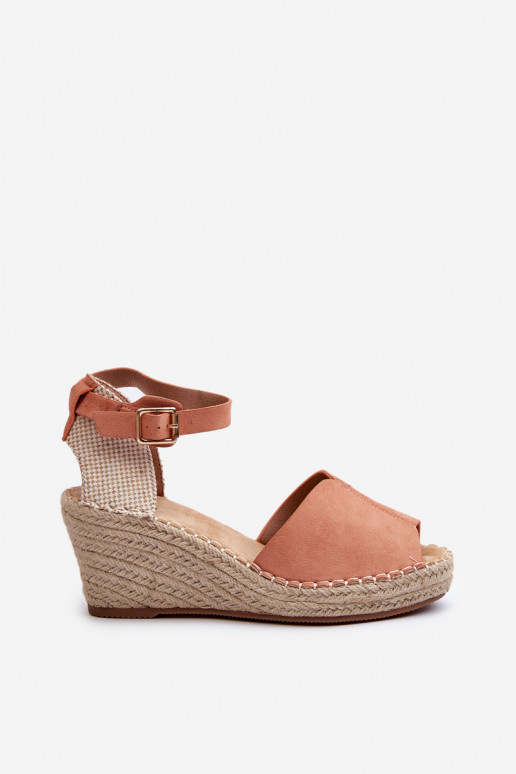 Platforminės basutės Šviesaus rausvo atspalvio Dellia