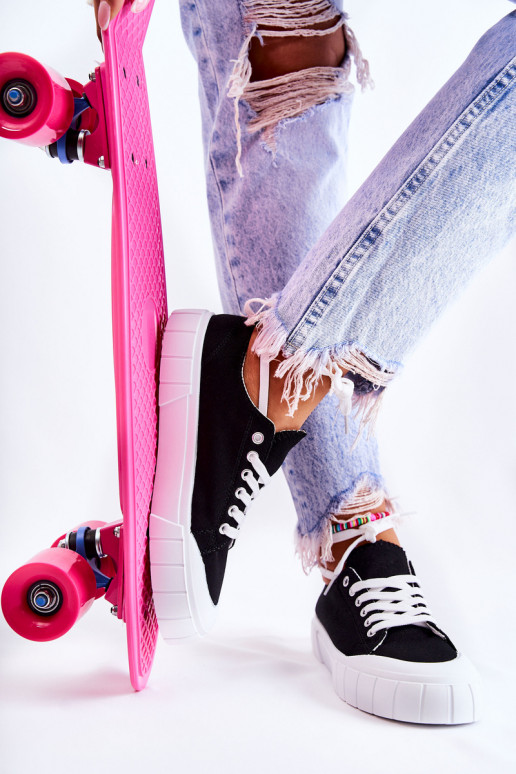 Moteriški batai su platforma juodos spalvos Comes