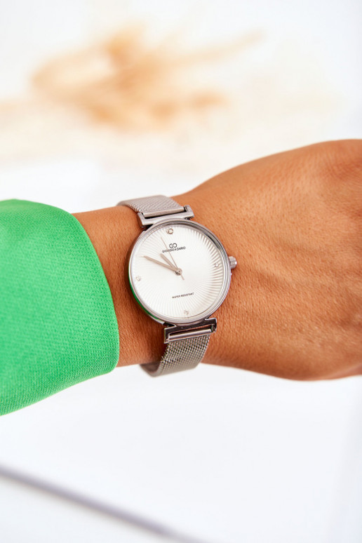 Dámské vodotěsné hodinky Giorgio & Dario se náramkem stříbrny Dámské vodotěsné hodinky Giorgio & Dario se náramkem stříbrny