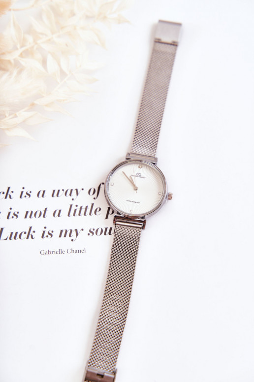 Dámské vodotěsné hodinky Giorgio & Dario se náramkem stříbrny Dámské vodotěsné hodinky Giorgio & Dario se náramkem stříbrny