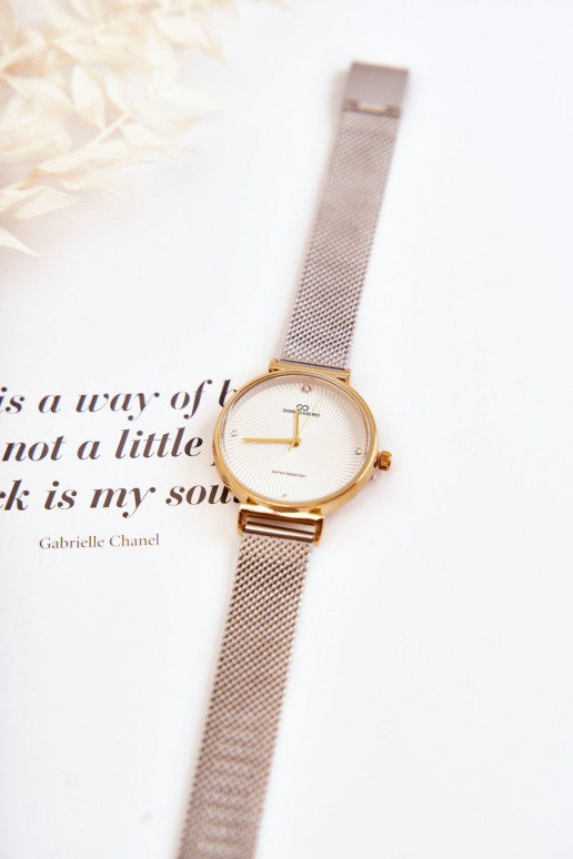 Dámské vodotěsné hodinky Giorgio & Dario se náramkem Zlate stříbrny Dámské vodotěsné hodinky Giorgio & Dario se náramkem Zlate stříbrny