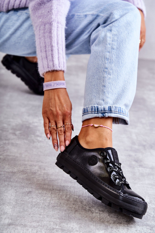  su lako efektu laisvalaikio batai Big Star KK274044 Juodos spalvos