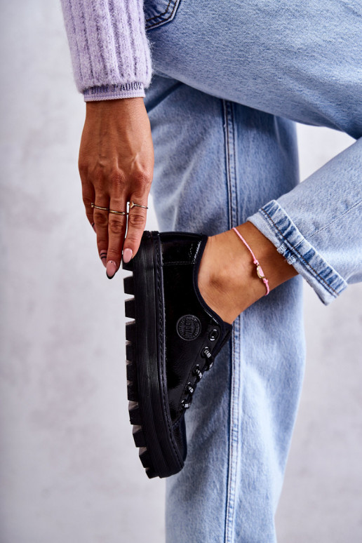  su lako efektu laisvalaikio batai Big Star KK274044 Juodos spalvos