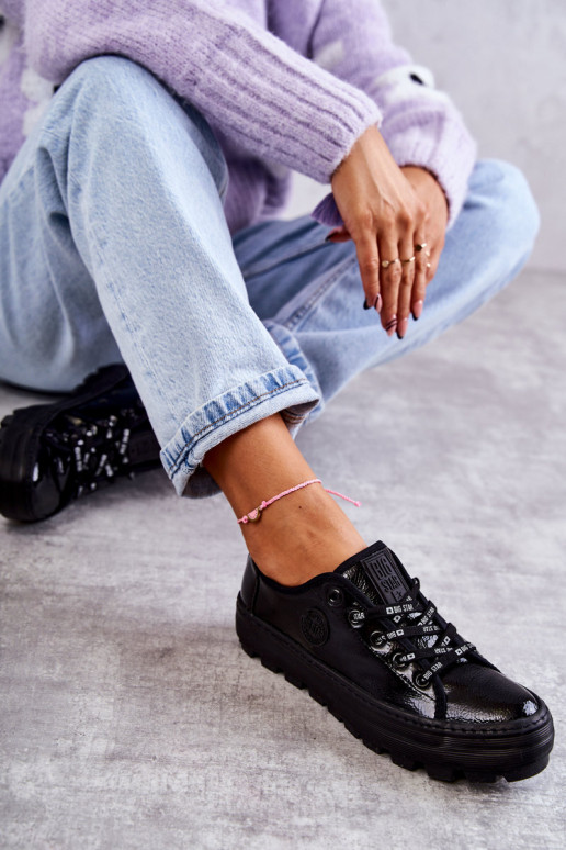  su lako efektu laisvalaikio batai Big Star KK274044 Juodos spalvos