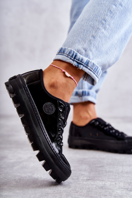  su lako efektu laisvalaikio batai Big Star KK274044 Juodos spalvos