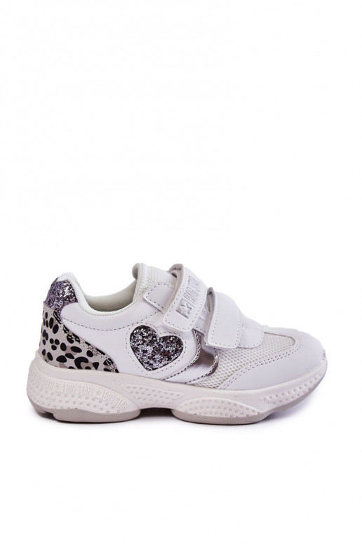 Dětská sportovní obuv na suchý zip Big Star KK374022 Bíle Dětská sportovní obuv na suchý zip Big Star KK374022 Bíle