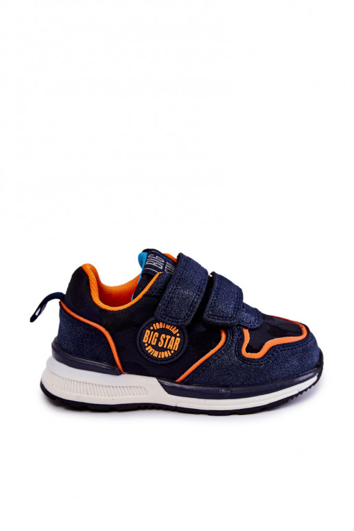 Dětská sportovní obuv na suchý zip Memory Foam System Big Star KK374183 Námořnická modrá Dětská sportovní obuv na suchý zip Memory Foam System Big Star KK374183 Námořnická modrá