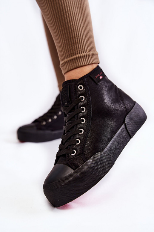  laisvalaikio batai su auliuku Cross Džinsai KK2R4055C Juodos spalvos