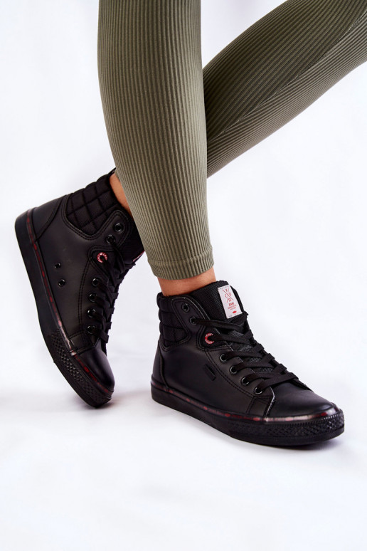  laisvalaikio batai su auliuku Cross Džinsai KK2R4058C Juodos spalvos