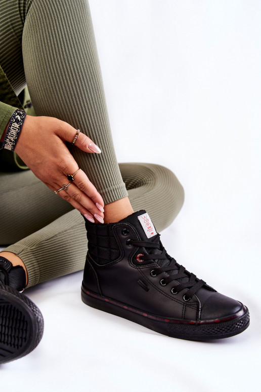  laisvalaikio batai su auliuku Cross Džinsai KK2R4058C Juodos spalvos