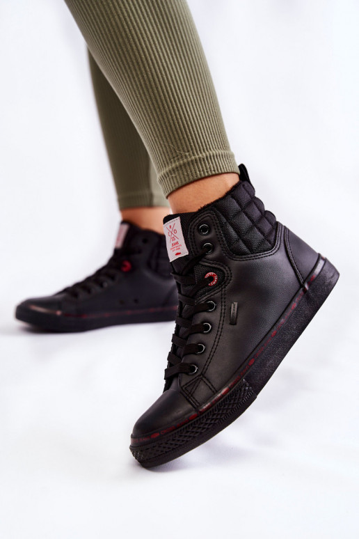  laisvalaikio batai su auliuku Cross Džinsai KK2R4058C Juodos spalvos