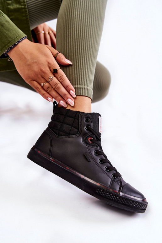  laisvalaikio batai su auliuku Cross Džinsai KK2R4058C Juodos spalvos