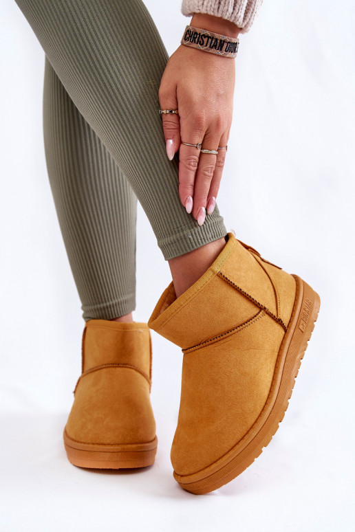 Dámské teplé sněhule Big Star KK274289 Hněde Dámské teplé sněhule Big Star KK274289 Hněde