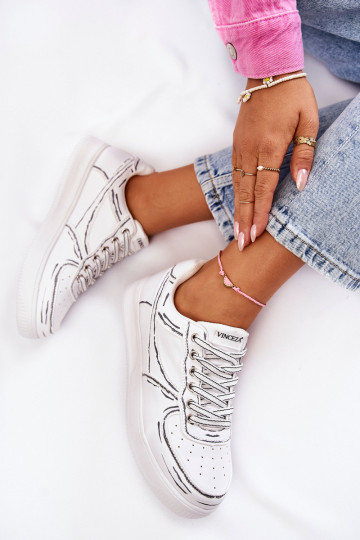 Dámské nízké sportovní boty Bíle Solveig 2