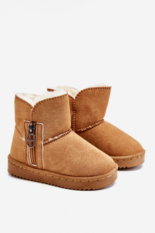 Dětské nazouvací zateplené sněhule Camel Catellie Dětské nazouvací zateplené sněhule Camel Catellie