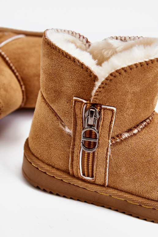 Dětské nazouvací zateplené sněhule Camel Catellie Dětské nazouvací zateplené sněhule Camel Catellie