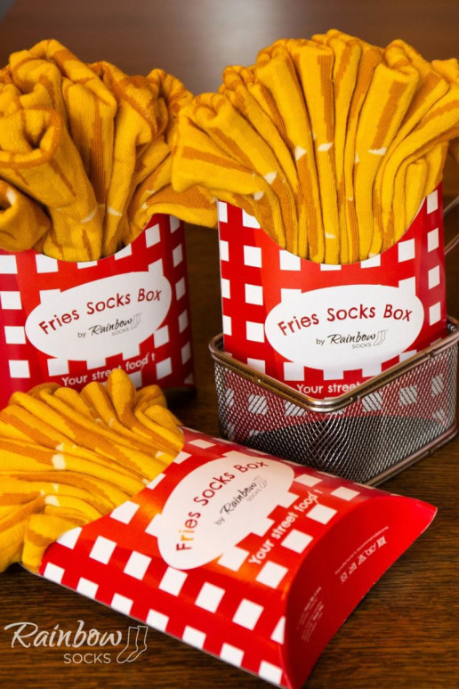 Sada ponožek Rainbow Socks hranolky 2 páry