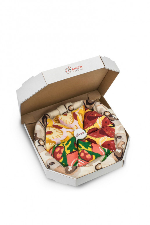 Sada Rainbow Socks Pizza & Beer 5 párů Sada Rainbow Socks Pizza & Beer 5 párů