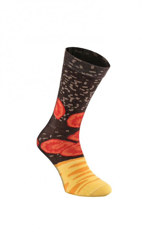 Rainbow Socks Takeaway Burger Fries 4 páry Rainbow Socks Takeaway Burger Fries 4 páry