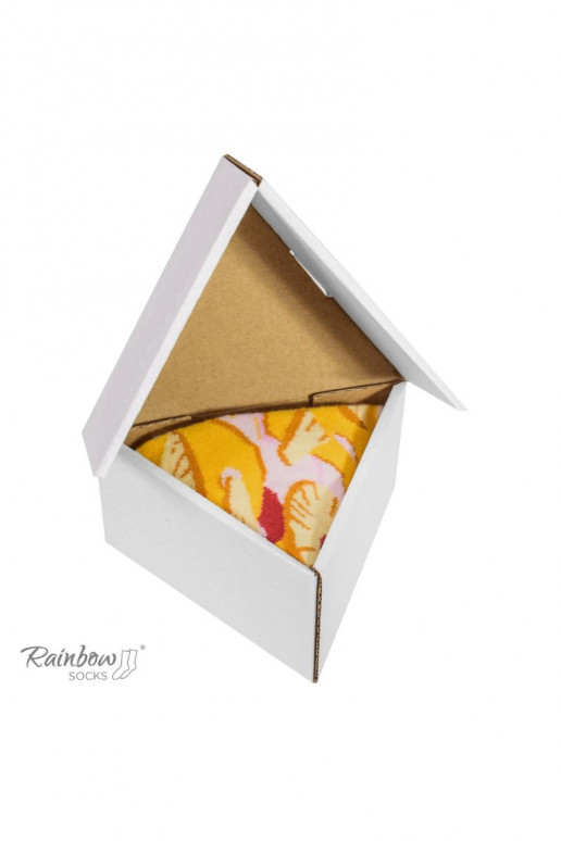 Duhové ponožky 1 pár havajský moře ponožek na pizzu Duhové ponožky 1 pár havajský moře ponožek na pizzu