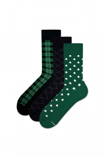 Sada klasických ponožek Zooxy Craft Forest Moss 2