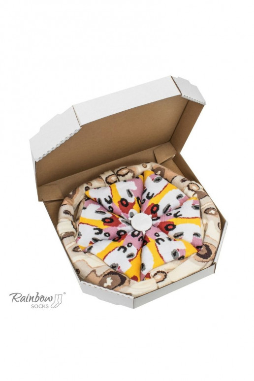 Rainbow Socks Pizza 4 páry Capricciosa Rainbow Socks Pizza 4 páry Capricciosa