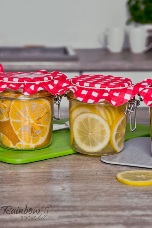 Duhové Ponožky Borůvky Citrony Mrkev Hrášek 2 Párů Duhové Ponožky Borůvky Citrony Mrkev Hrášek 2 Párů