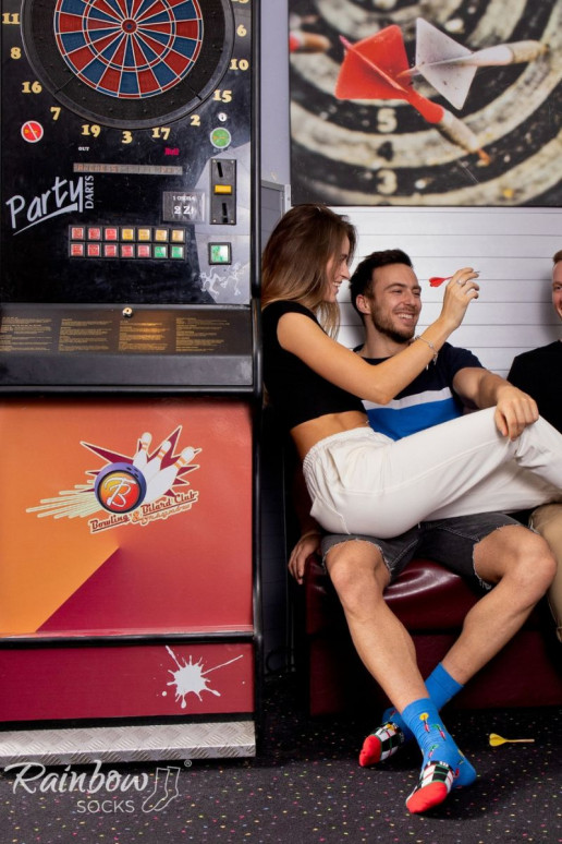 Duhové Ponožky Pro fanoušky zábavy 3 Páry Duhové Ponožky Pro fanoušky zábavy 3 Páry