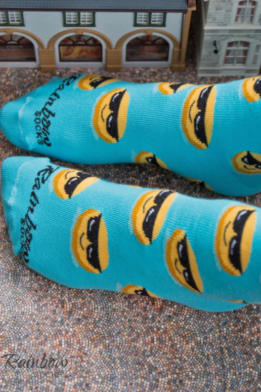 Duhové Ponožky Emotikony Brainy Smiley Lover 3 Páry Duhové Ponožky Emotikony Brainy Smiley Lover 3 Páry