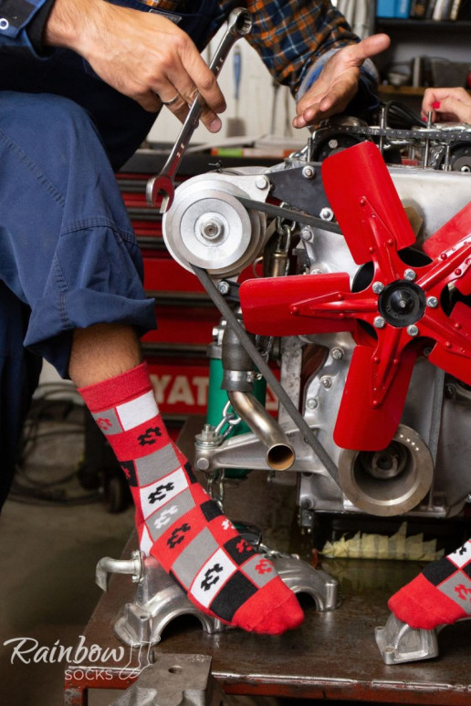 Duhové Rainbow Socks Ponožky Pro automobilového fanouška 3 Párů Duhové Rainbow Socks Ponožky Pro automobilového fanouška 3 Párů