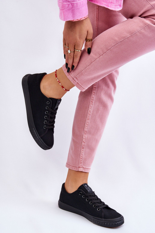 Dámské klasické tenisky Černé Eleya