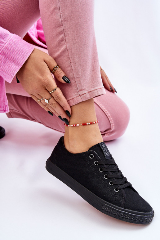 Dámské klasické tenisky Černé Eleya