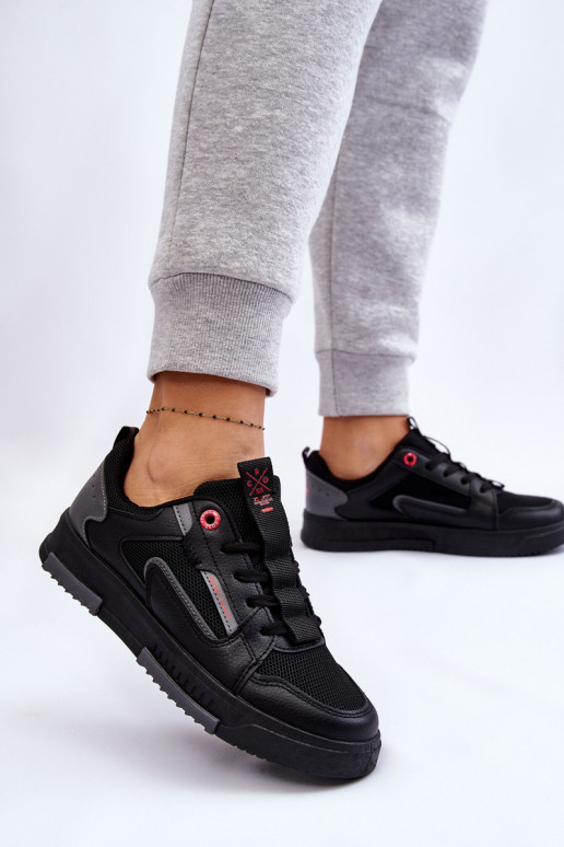 Dámské Cross Jeans Nízké tenisky LL2R4012C Černá Dámské Cross Jeans Nízké tenisky LL2R4012C Černá