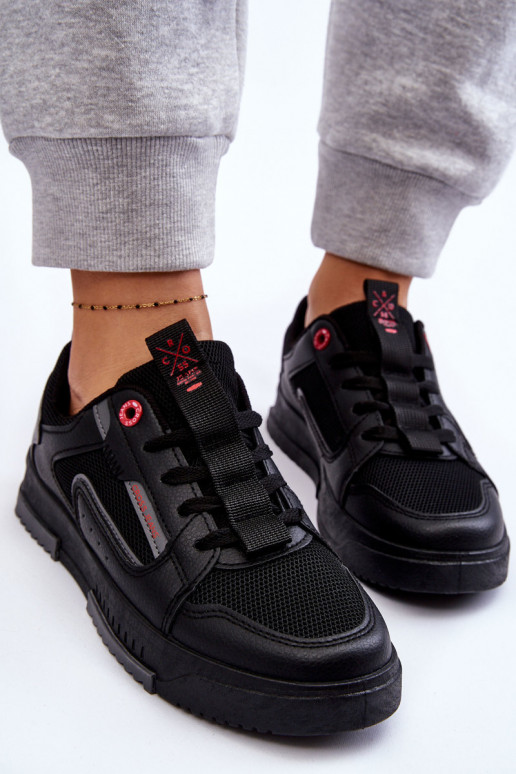 Dámské Cross Jeans Nízké tenisky LL2R4012C Černá Dámské Cross Jeans Nízké tenisky LL2R4012C Černá