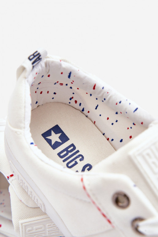 Pánské nízké Materiál tenisky Big Star KK174001 Bílá