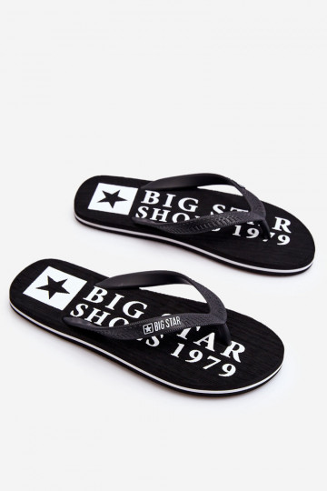 Pánské lehké žabky Big Star LL174444 Černá 2