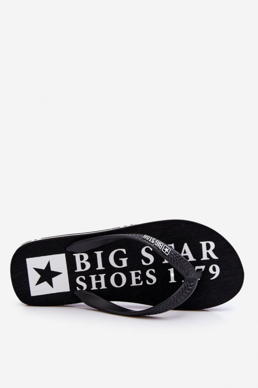 Pánské lehké žabky Big Star LL174444 Černá Pánské lehké žabky Big Star LL174444 Černá