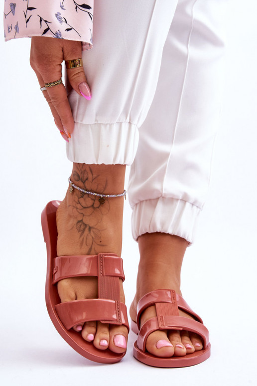 Módní veganské pantofle ZAXY JJ285262 Dusty Pink Módní veganské pantofle ZAXY JJ285262 Dusty Pink