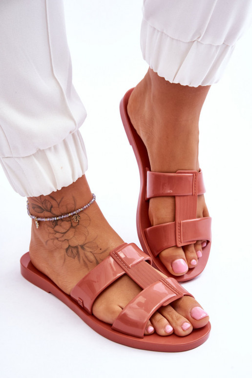 Módní veganské pantofle ZAXY JJ285262 Dusty Pink Módní veganské pantofle ZAXY JJ285262 Dusty Pink