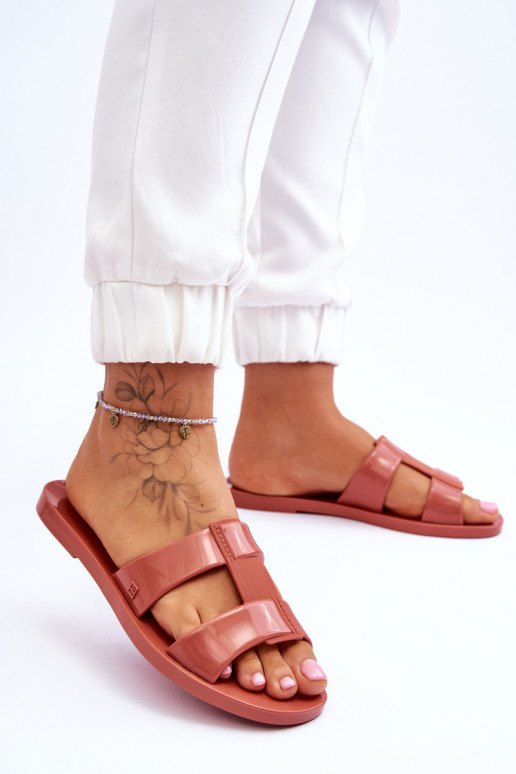 Módní veganské pantofle ZAXY JJ285262 Dusty Pink Módní veganské pantofle ZAXY JJ285262 Dusty Pink