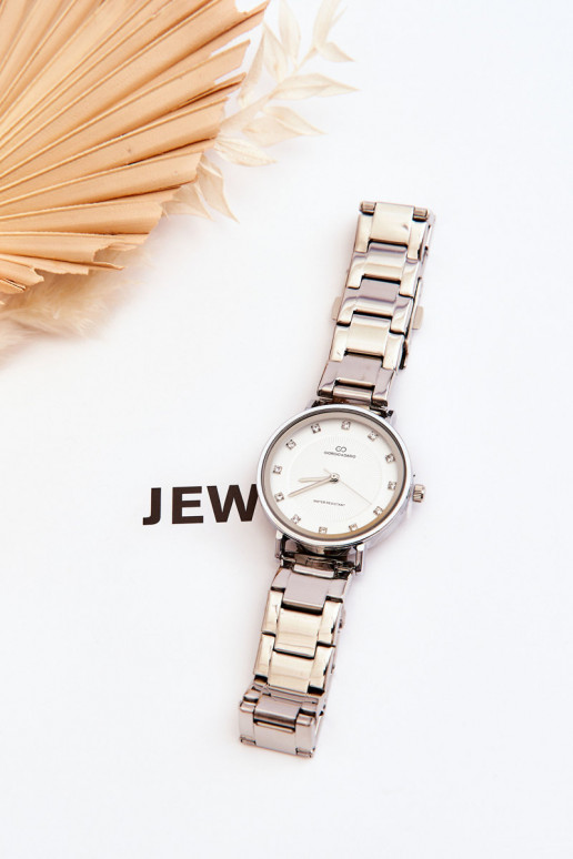 Dámské vodotěsné hodinky Giorgio&Dario stříbrný