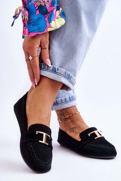 Klasické Slip On Mokasíny Černá Carly Klasické Slip On Mokasíny Černá Carly