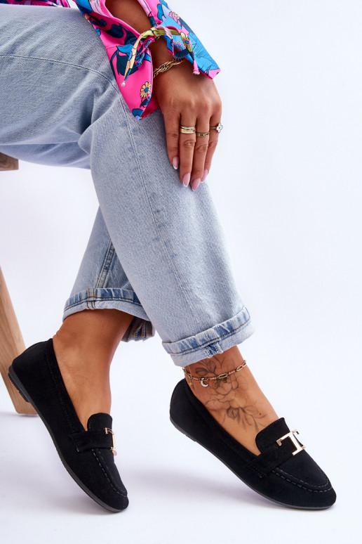 Klasické Slip On Mokasíny Černá Carly Klasické Slip On Mokasíny Černá Carly